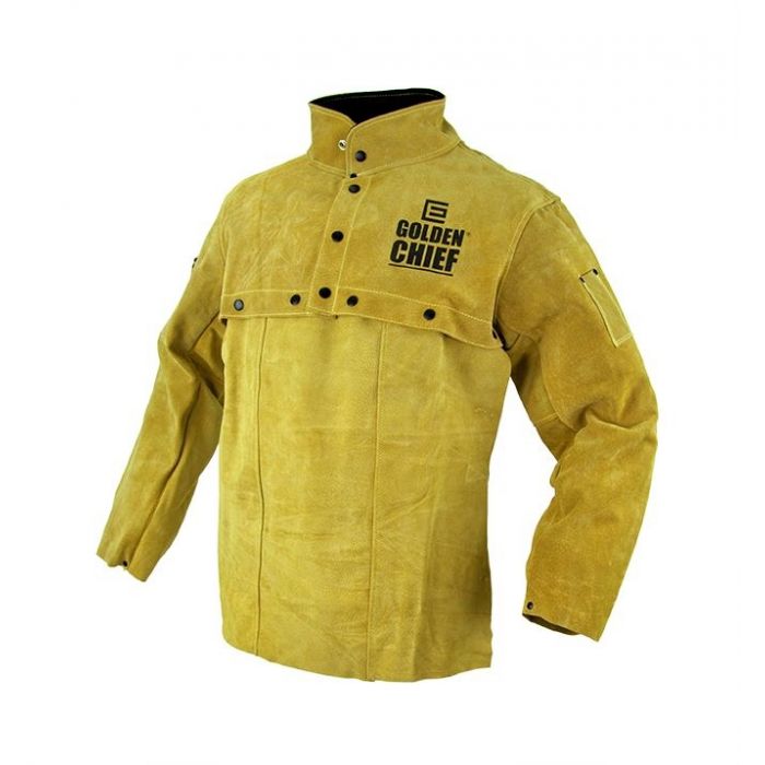 Golden Chief Bolero Welding Jacket with Detachable Apron | Elliotts ...