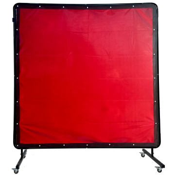 Welding Frame & Screen Kit - Red - 1800mm x 2000mm